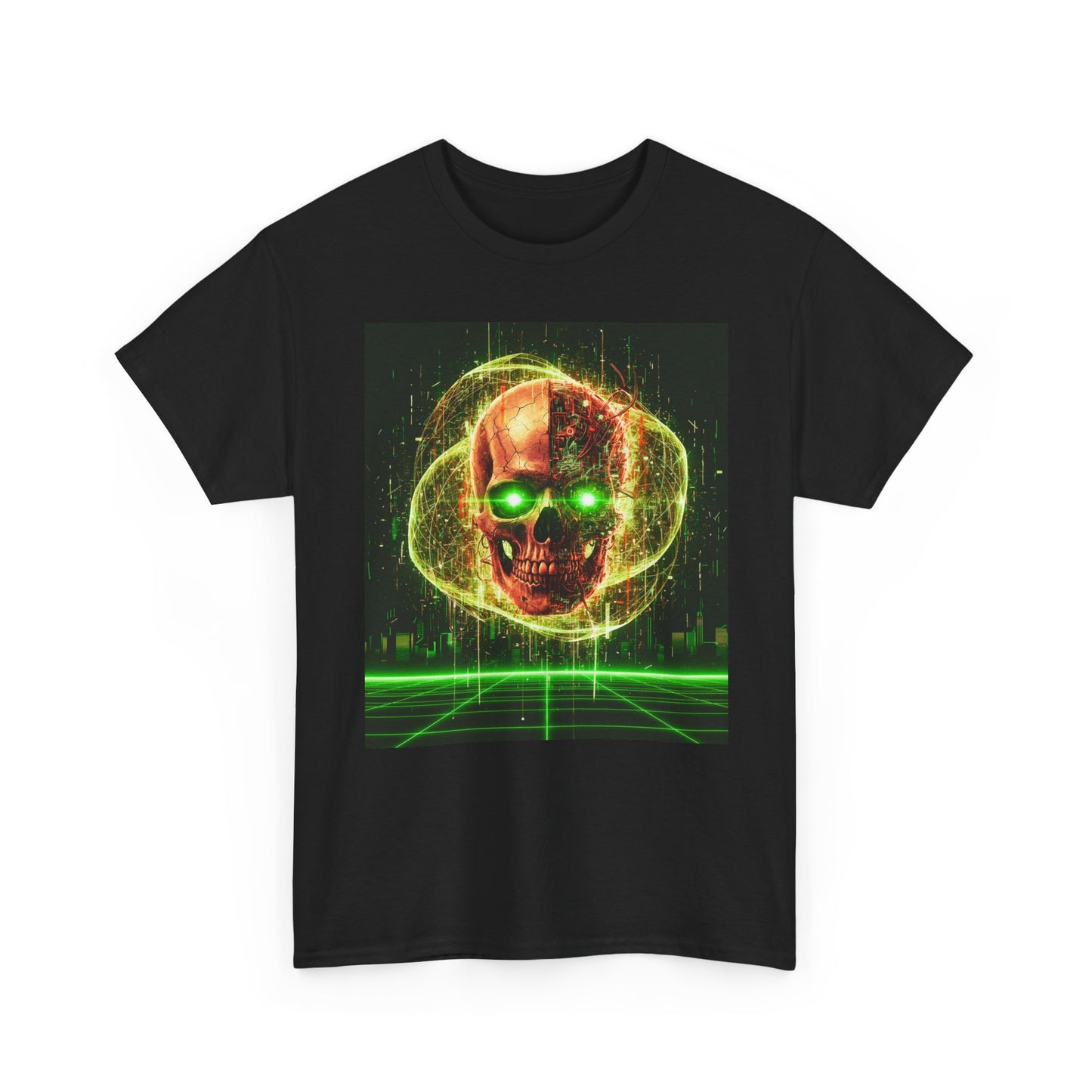 Data Drain Skull Tee