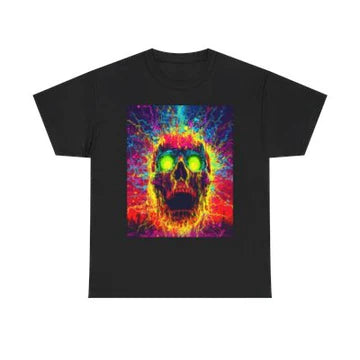 Neon Meltdown Skull