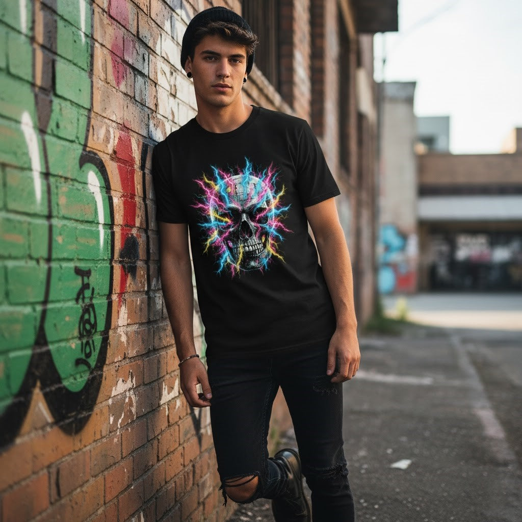 Electric Surge Skull Tee