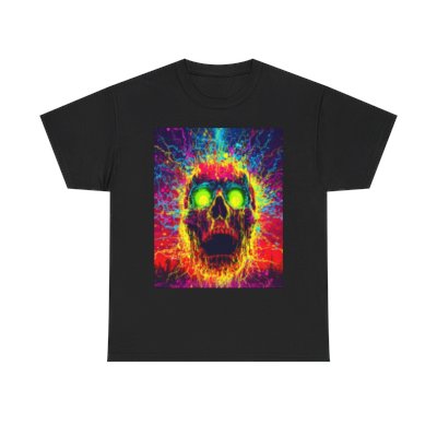 Neon Meltdown Skull